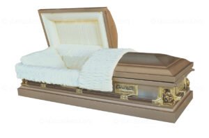 Grace Autumn Haze metal funeral casket