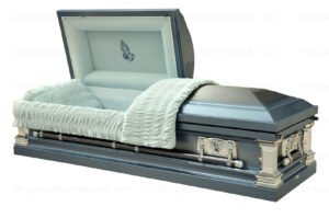 Victor Pray Steel funeral casket