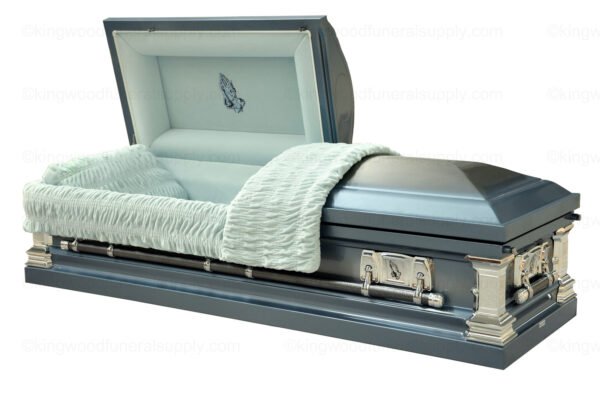 Victor Pray Steel funeral casket